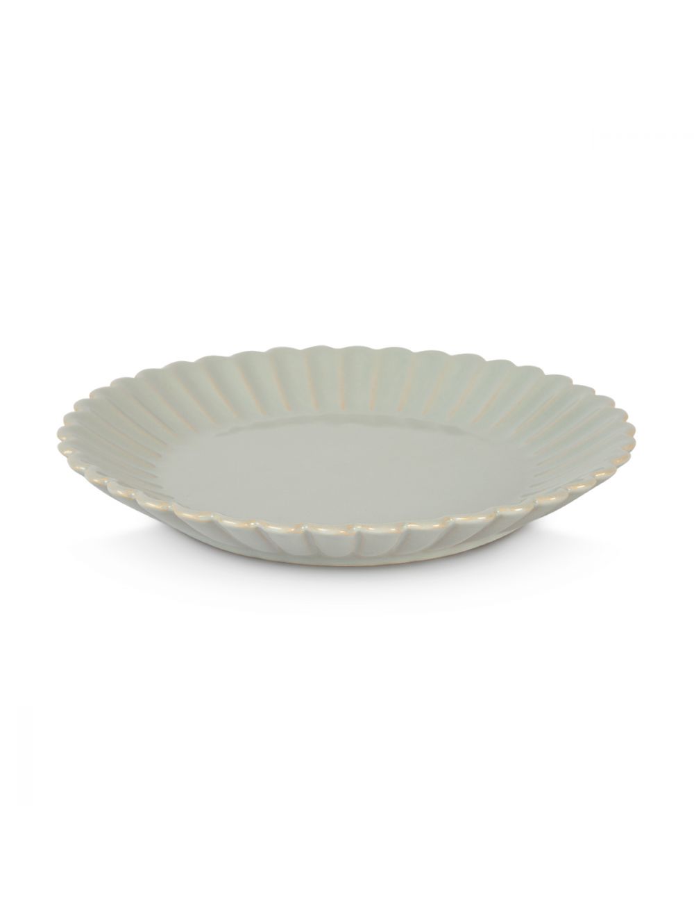 Scallop Rim Salad Plate